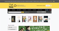 Desktop Screenshot of libreriasnobel.es