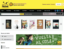 Tablet Screenshot of libreriasnobel.es
